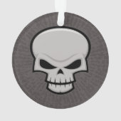 Evil Skull Design Ornament (Rückseite)