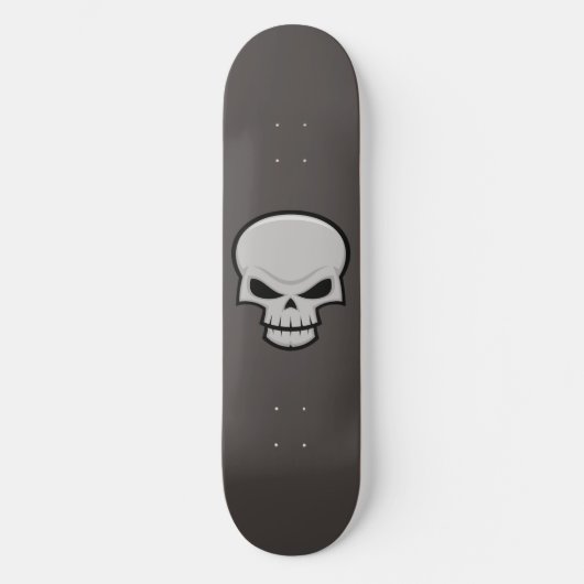 Evil Skull Design Skateboard (Vorderseite)