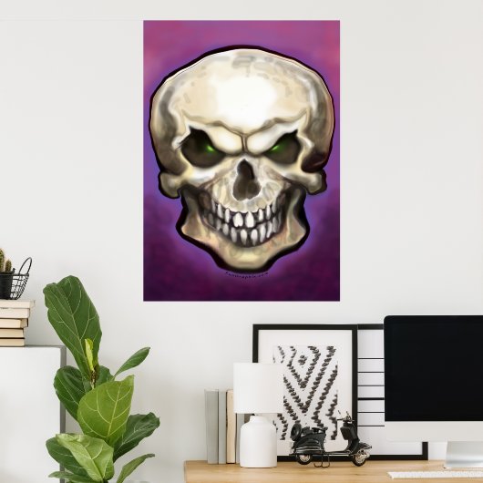 Evil Skull Poster (Heimbüro)
