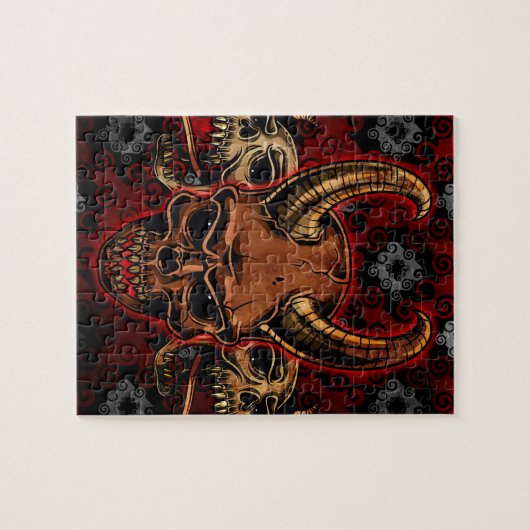 Evil Skulls Puzzle (Horizontal)