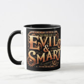 Evil&Smart Logo Schwarz Tasse (Links)
