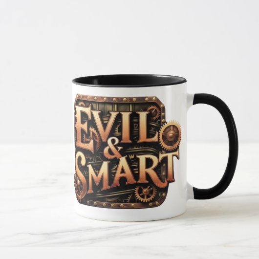 Evil&Smart Logo zweifarbig Tasse (Rechts)