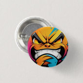 Evil Smile Design 1 Button (Vorne & Hinten)