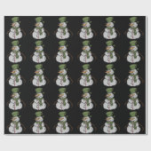 Evil Snowman Geschenkpapier (Flach)