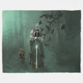 EVIL SPIRIT UND SEINE WOLF FLEECEDECKE (Vorderseite (Horizontal))