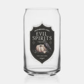 Evil Spirits Halloween-Party Vintag Dosenglas (Rückseite)