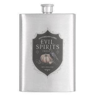 Evil Spirits Halloween-Party Vintag Flachmann