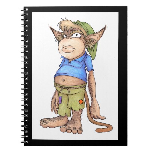Evil Toe-Sind zum Kotzen Affen-Gnome-Notebook Notizblock (Vorderseite)