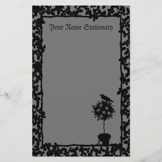 Evil Topiary Coordinates Briefpapier (Vorderseite)