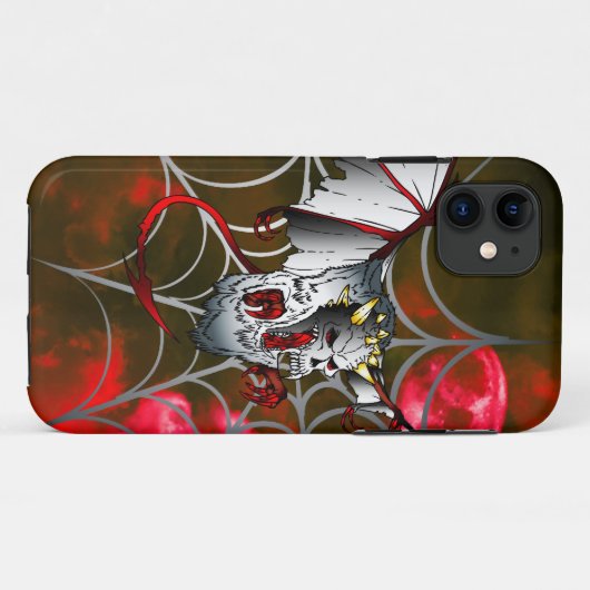 Evil Vampire Bat Case-Mate iPhone Hülle (Rückseite (Horizontal))
