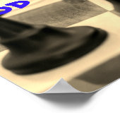 Evil vs Good Men Edmund Burke Quote Poster (Ecke)