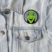 Evil Wicked Hexenkopf Kids Halloween Button (Beispiel)