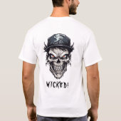 Evil Wicked Untot Zombie Character T-Shirt (Rückseite)