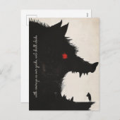 Evil Wild Roar Feiertagspostkarte (Vorne/Hinten)
