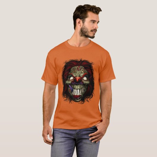 Evil Zombie Clown, T-Shirt (Vorne ganz)