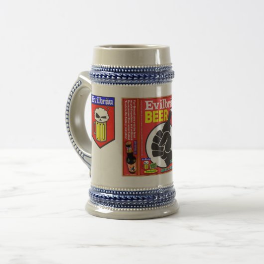 Evilbrau Faust-Logo-Tasse Bierglas (Vorderseite Links)