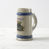 EVILBRAU Kobold Stein Bierglas (VorderseiteRechts)