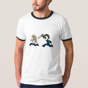 evilontwolegs.com-Karikatur-Shirt T-Shirt