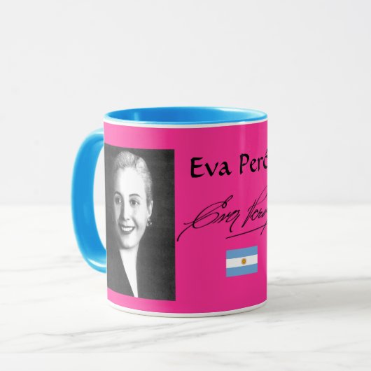 EVITA* PERON Kaffee-Tasse Tasse (Vorderseite Links)