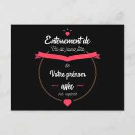 EVJF de "votre prénom" avec ses copines Postkarte