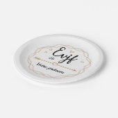 EVJF von ... Pappteller (Schrägansicht)