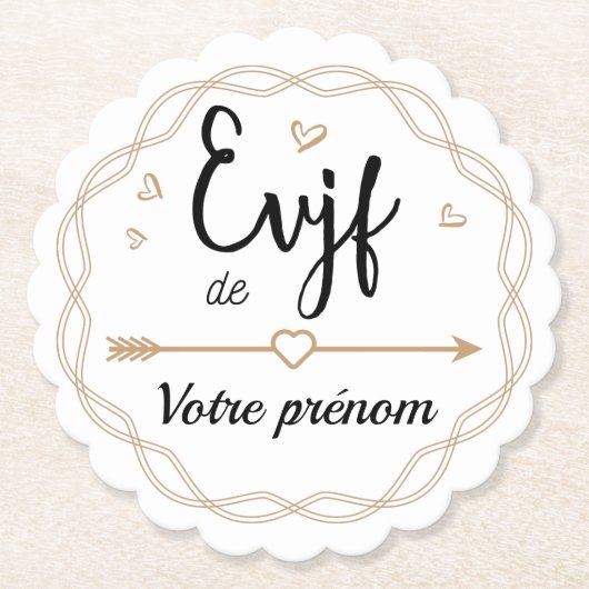 EVJF von ... Untersetzer (Vorderseite)