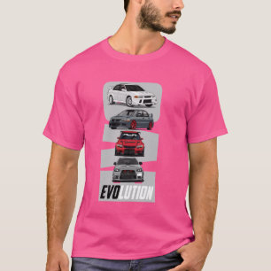 Evo 7 VII 8 VIII 9 IX 10 X Sport Japanischer Wagen T-Shirt