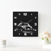 EVO 9 QUADRATISCHE WANDUHR (Zuhause)