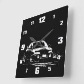 EVO 9 QUADRATISCHE WANDUHR (Winkel)