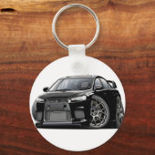 Evo Black Car Schlüsselanhänger (Vorderseite)