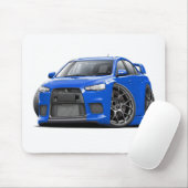 Evo Blau-Auto Mousepad (Mit Mouse)