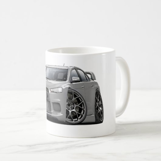 Evo silbernes Auto Kaffeetasse (VorderseiteRechts)