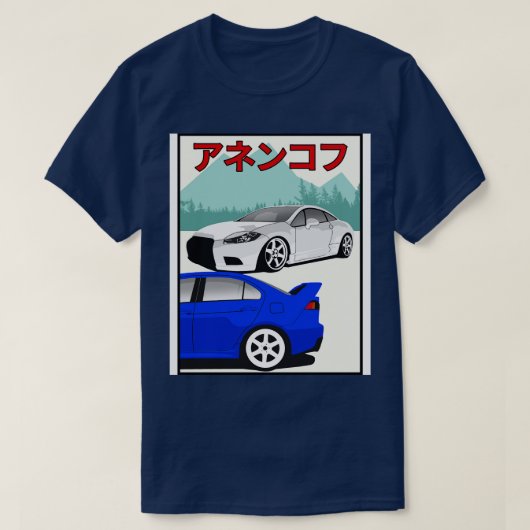 EVO X VS Eclipse T-Shirt (Design vorne)
