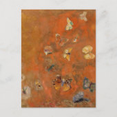 Evocation of Butterflies by Odilon Redon Postcard Postkarte (Vorderseite)