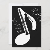 evocative clarinet feiertagskarte (Vorderseite)