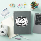 Evoke Nostalgie von Halloween: Kürbiskeim gegraben Aufkleber (iPad Hülle)