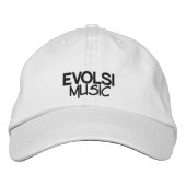 EVOLSI Music Baseball Hat Bestickte Kappe (Vorderseite)