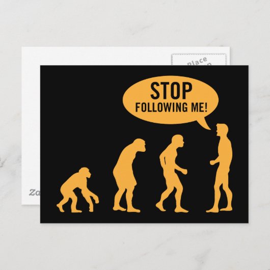 Evolution3 Postkarte (Vorne/Hinten)