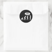 EVOLUTION 2 RUNDER AUFKLEBER (Tasche)