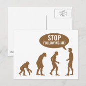 EVOLUTION 4 POSTKARTE (Vorne/Hinten)