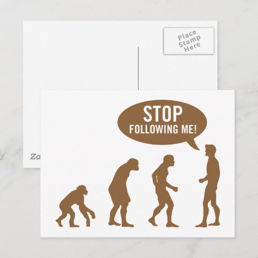 EVOLUTION 4 POSTKARTE (Vorne/Hinten)