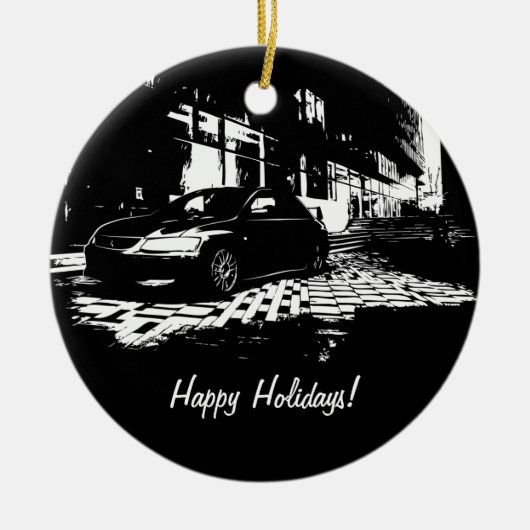 Evolution 9 Weihnachtsverzierungen Keramikornament (Vorne)