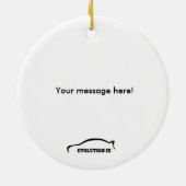 Evolution 9 Weihnachtsverzierungen Keramikornament (Hinten)