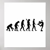 Evolution Abbildung Skaten Poster (Vorne)