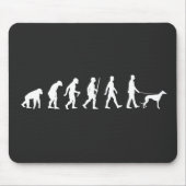 Evolution an den Greyhound-Eigentümer Mousepad (Vorne)