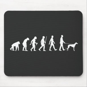 Evolution an den Greyhound-Eigentümer Mousepad