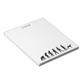 Evolution an den Greyhound-Eigentümer Notizblock (angewinkelt)