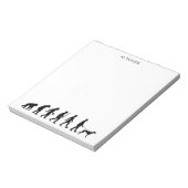 Evolution an den Greyhound-Eigentümer Notizblock (Rotiert)