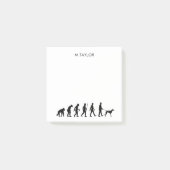 Evolution an Greyhound-Eigentümer Post-it Klebezettel (Vorderseite)