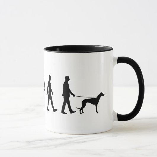 Evolution an Greyhound-Eigentümer Tasse (Rechts)